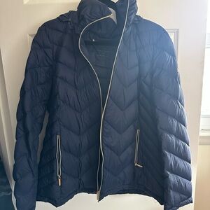 Michael Kors Quilted Navy Jacket